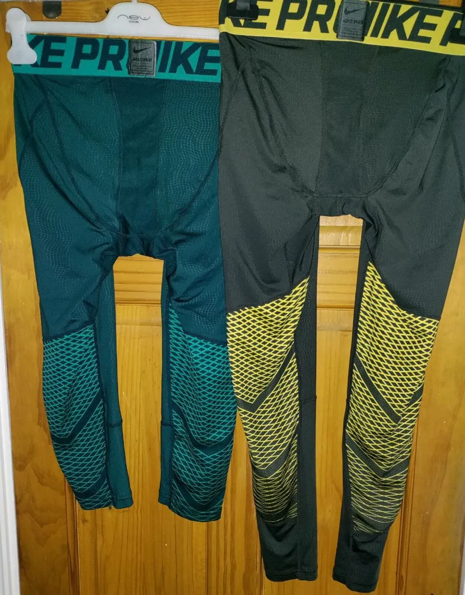 Nike Pro gym training leggings x2 L - Image 1