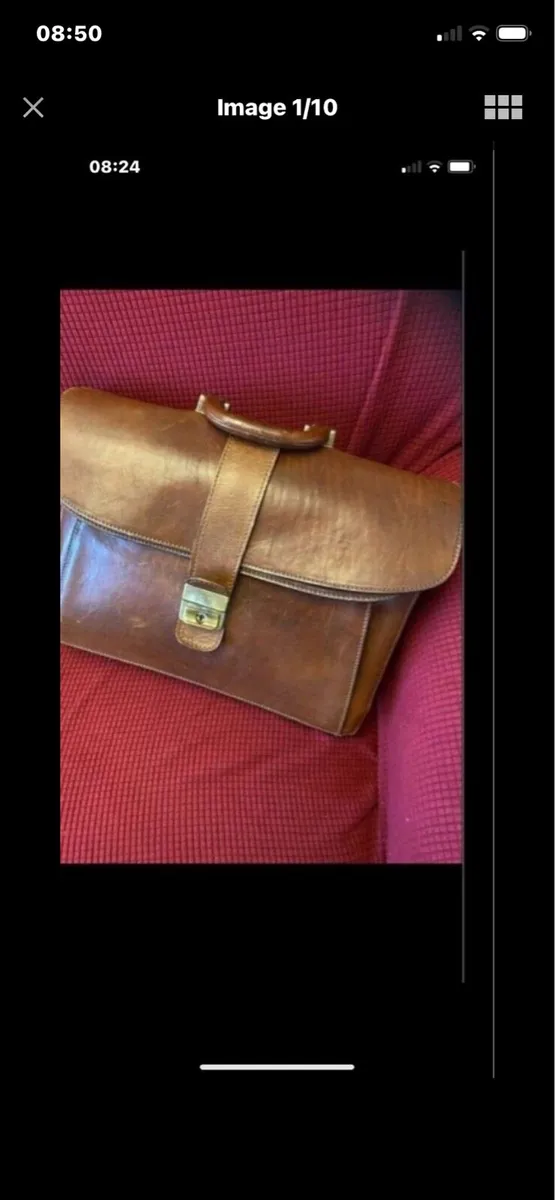 ‘The Trend’ Leather Briefcase/ Laptop Bag - Image 1