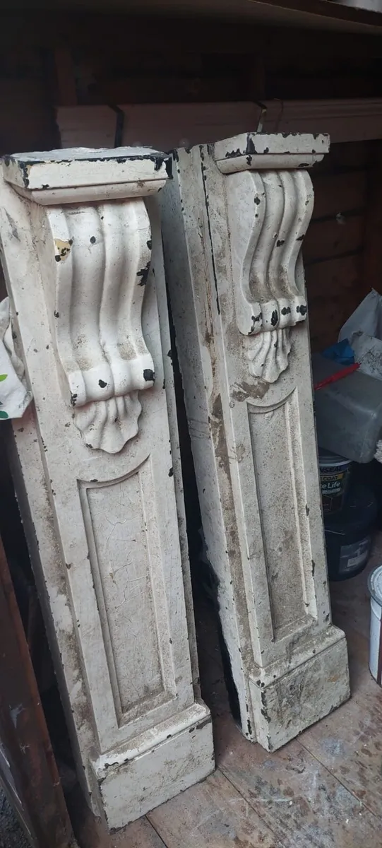 Slate and marble fire surround - Image 3