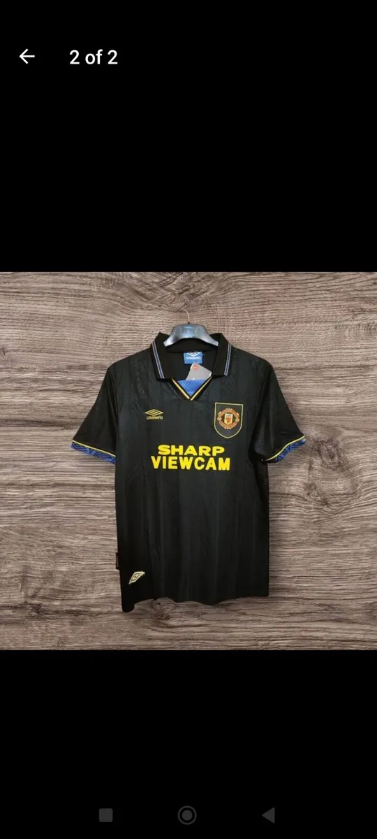 MAN UTD (RETRO/KEANE) JERSEY, SIZE : L. - Image 2