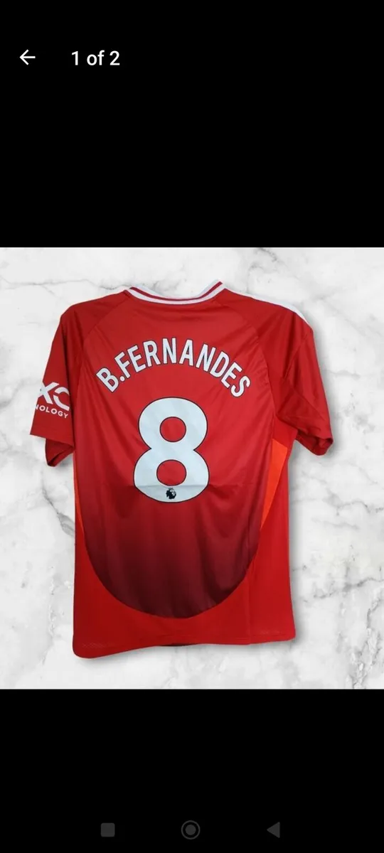 MAN UTD ( B. FERNANDES 8 ) JERSEY , SIZE : L - Image 1