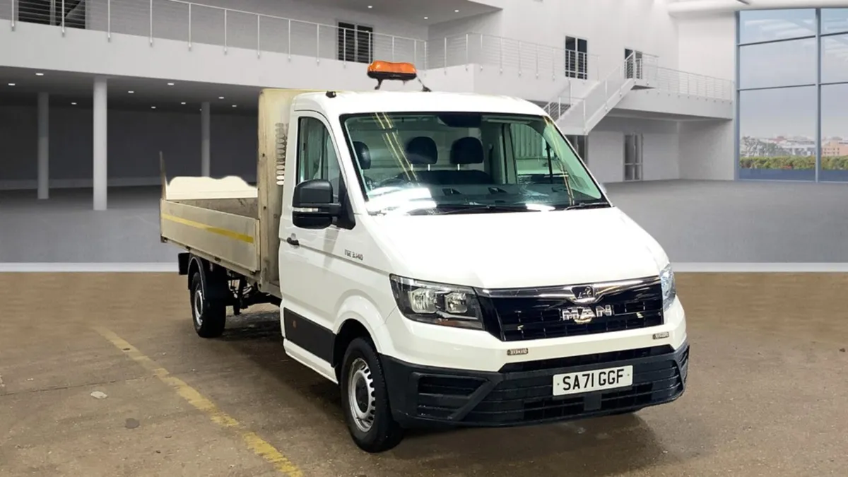 LATE 2021 MAN TGE 2.0 TDI 140  14FT ALLOY DROPSIDE - Image 1