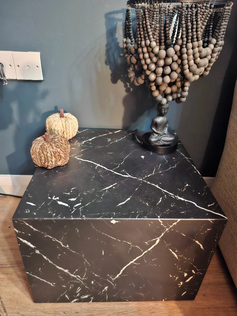 Jysk marble look coffee tables - Image 1