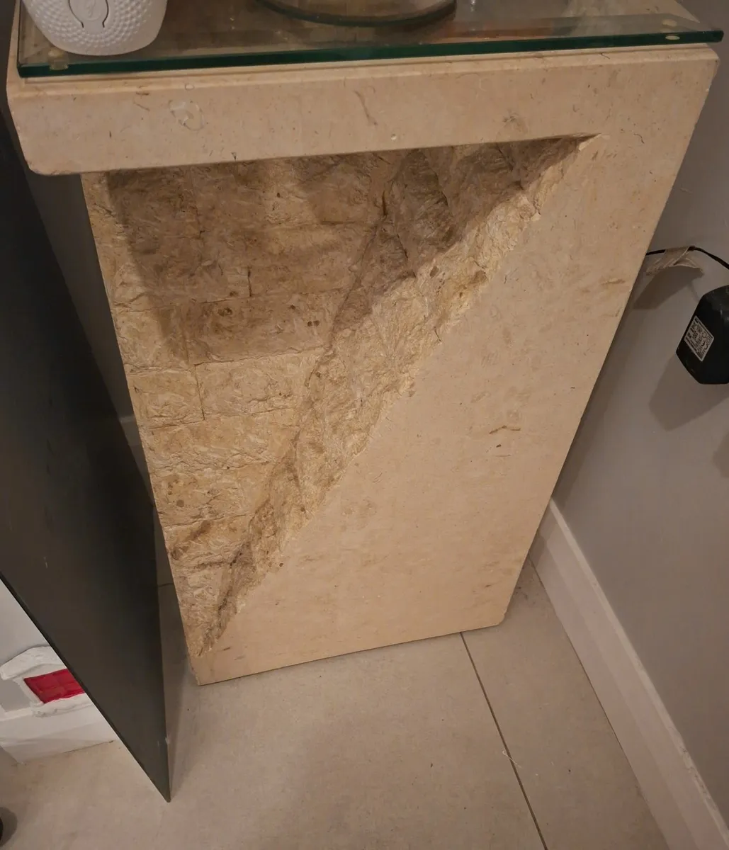 Stone tables x 2 - Image 2