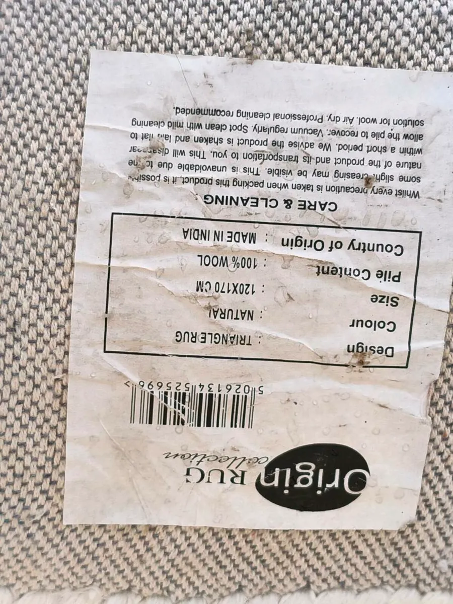 Beautiful rug 120/170 ,new 70 Euro - Image 2