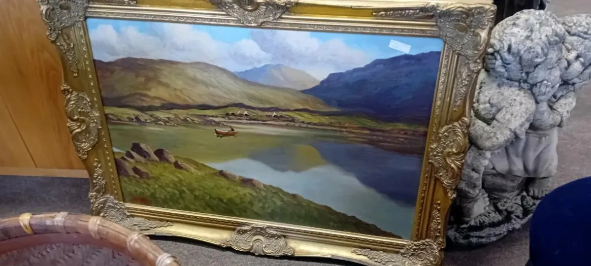 Large Original "Galway " Oil On Canvas - Image 1