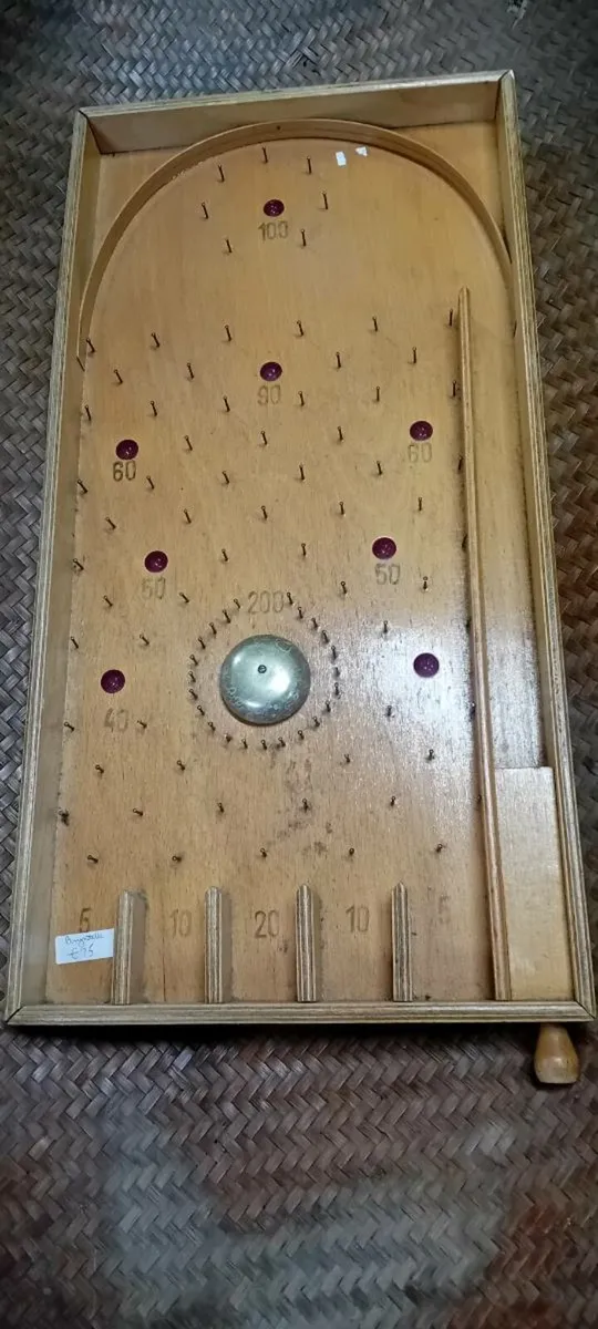 Antique Original Bagatelle Game