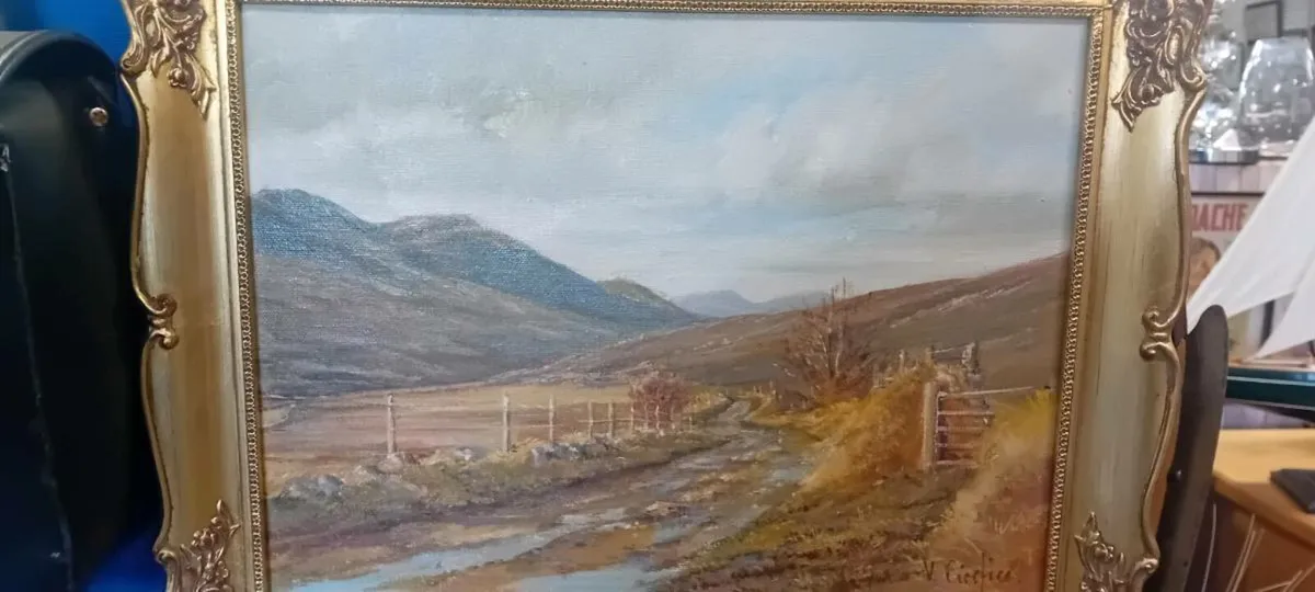 Original Victor Cerifice Oil On Canvas - Image 4