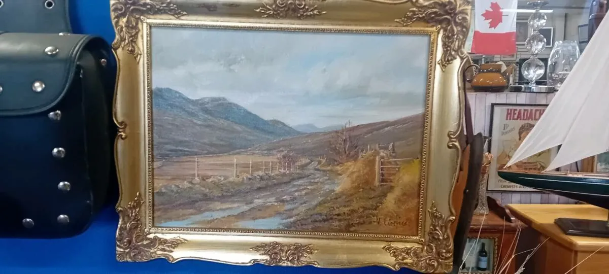 Original Victor Cerifice Oil On Canvas - Image 1