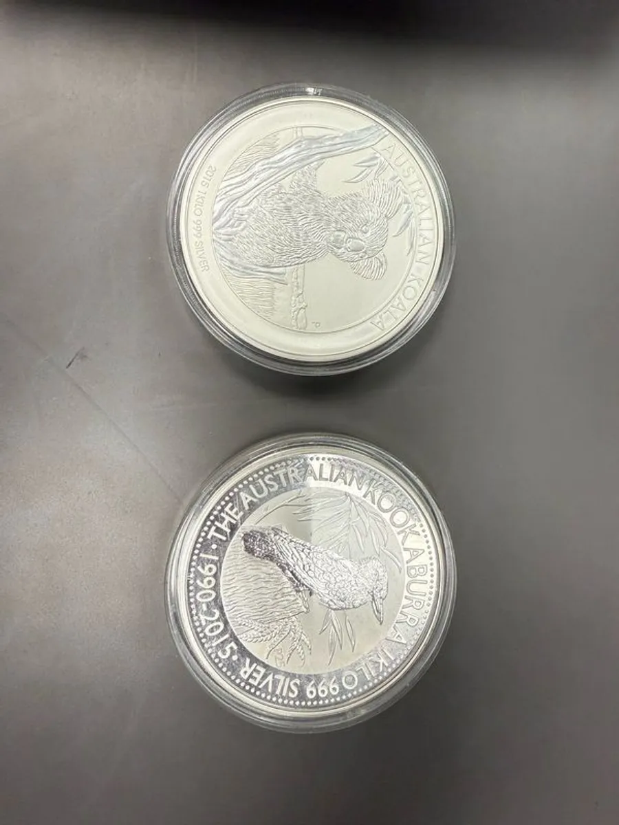 1kg Silver Coin Bar 999.9 - Image 1