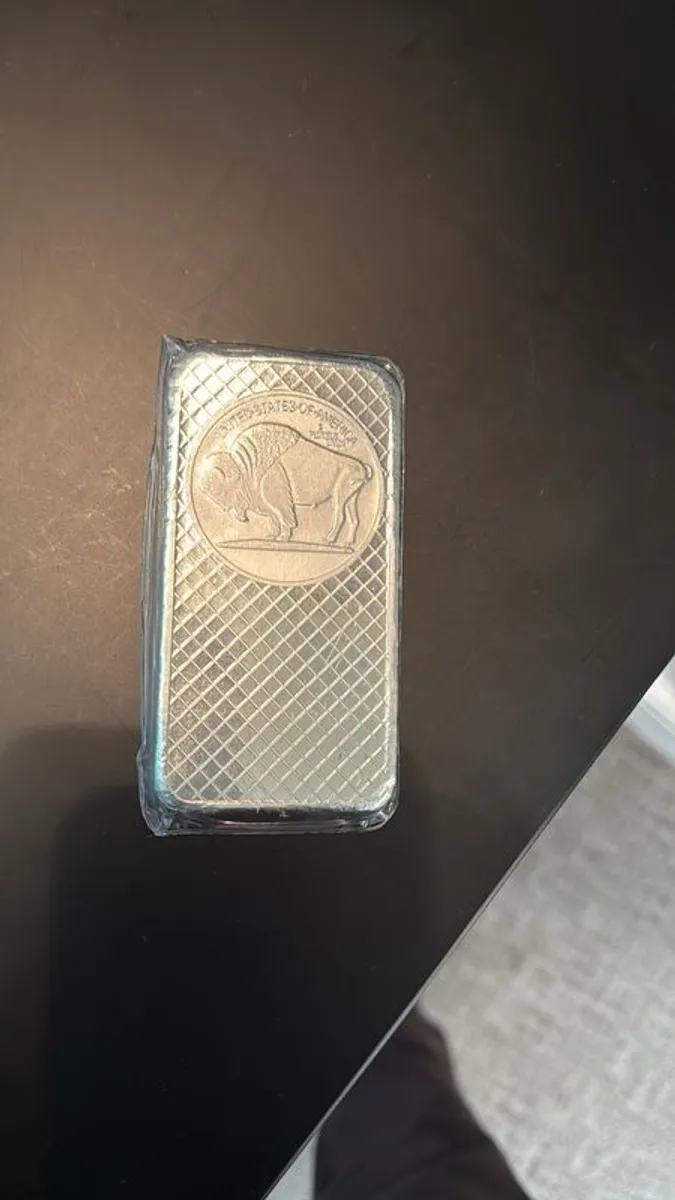 10oz Silver coin bars - Image 1