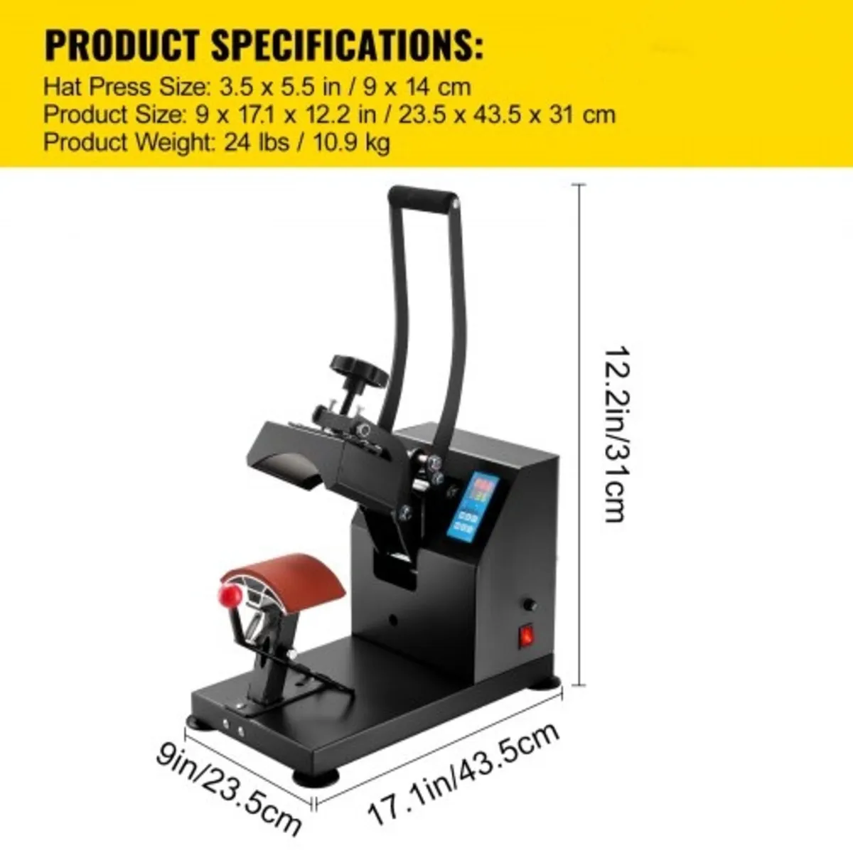 Hat Heat Press 5.5 x 3.5 inch Heat Press Machine 6 - Image 4