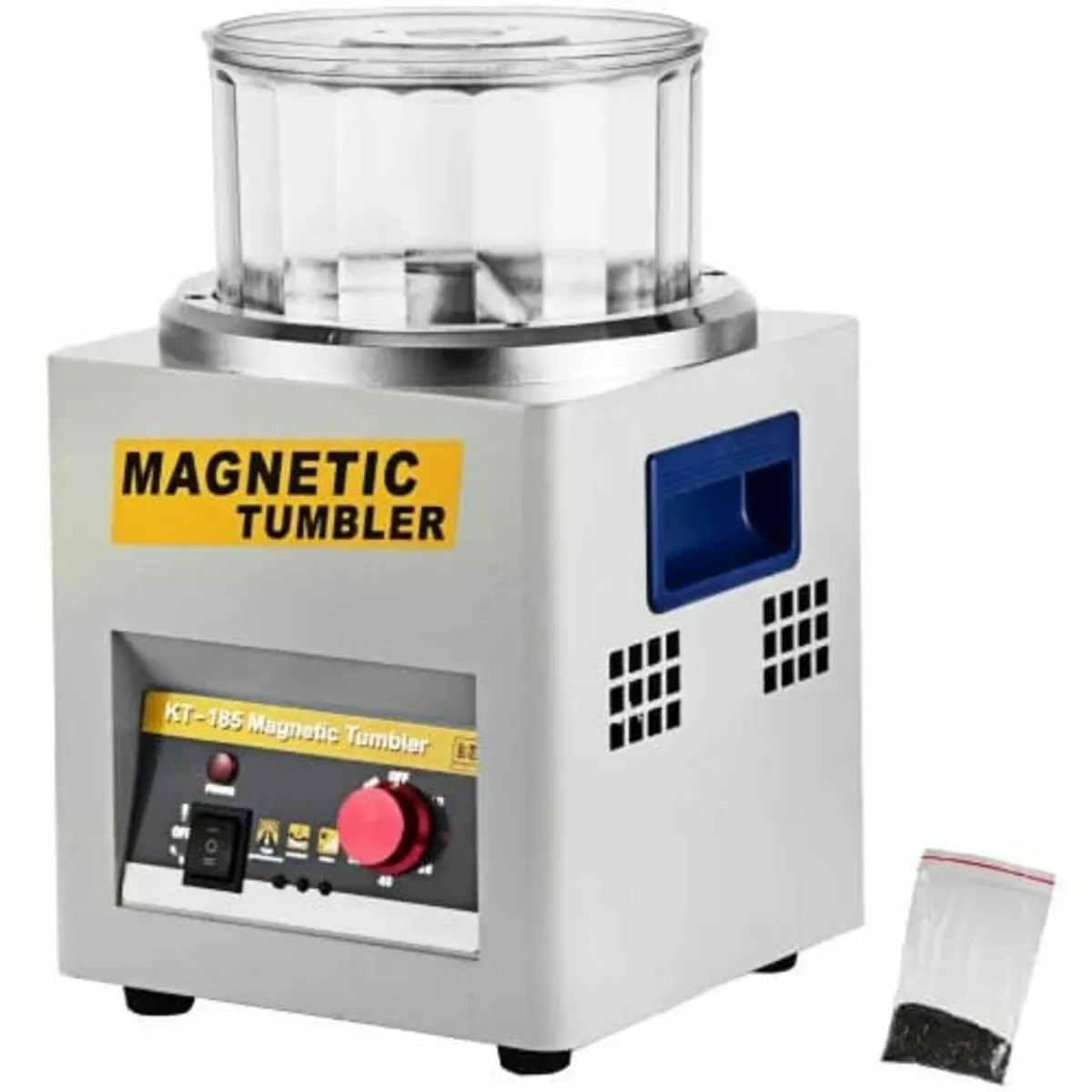 KT-185 Magnetic Tumbler 180mm Jewelry Polisher Tum - Image 1