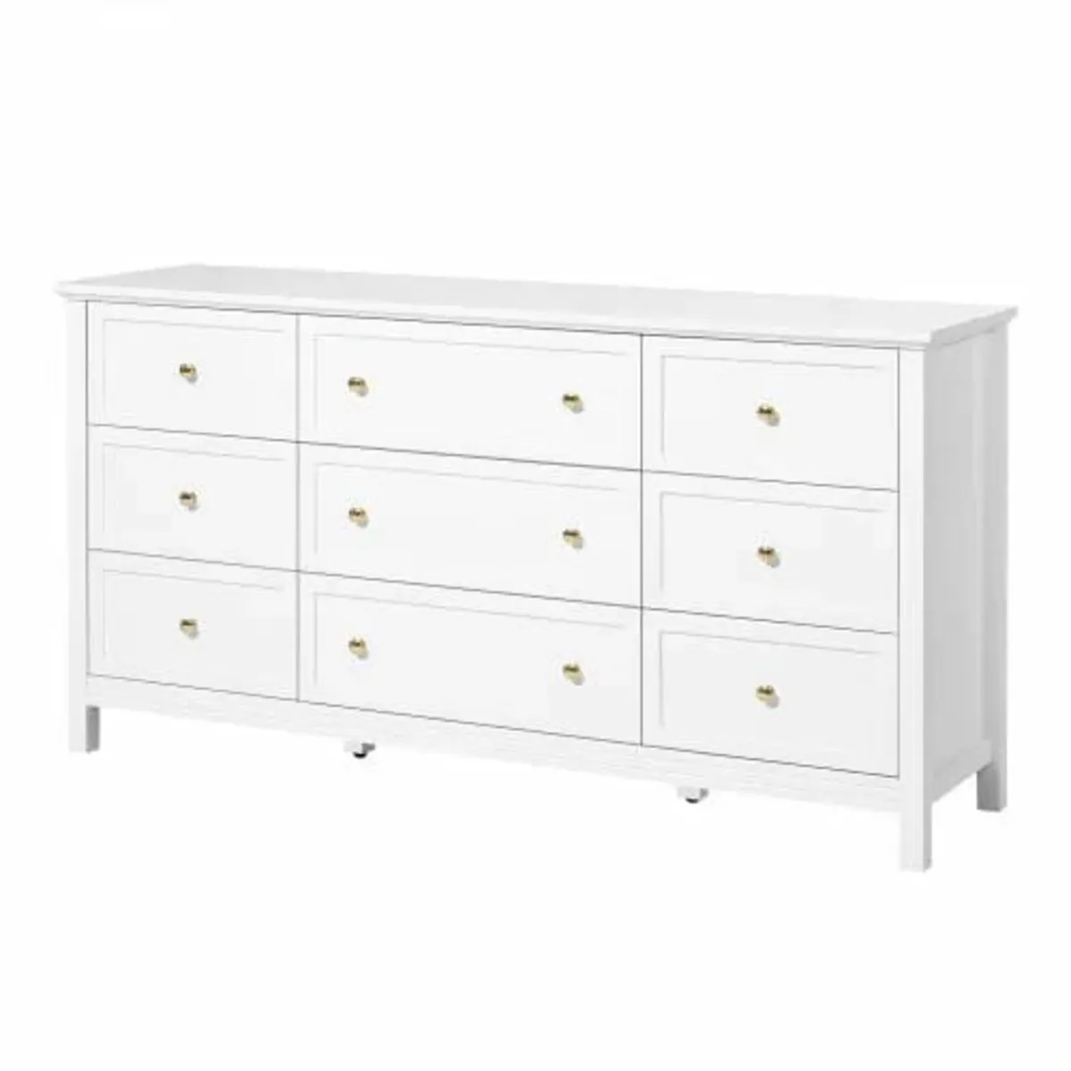 9 Drawer Dresser, Wooden Chest of Drawers with Sli - Image 2