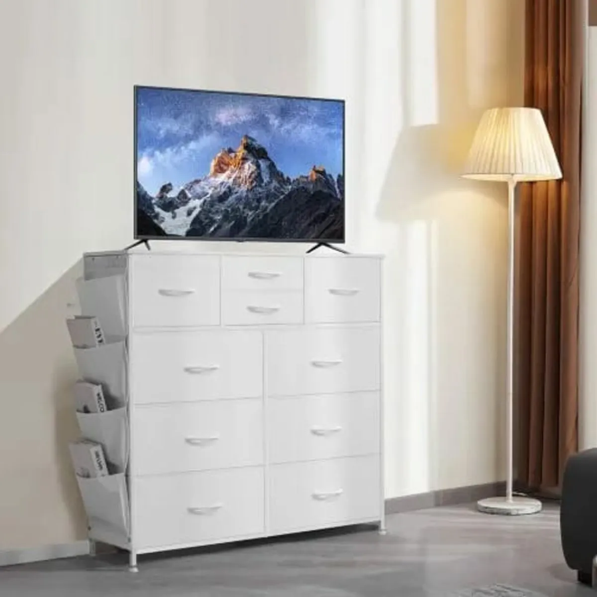 10 Drawer Dresser, Fabric Drawer Dresser with Fabr - Image 2