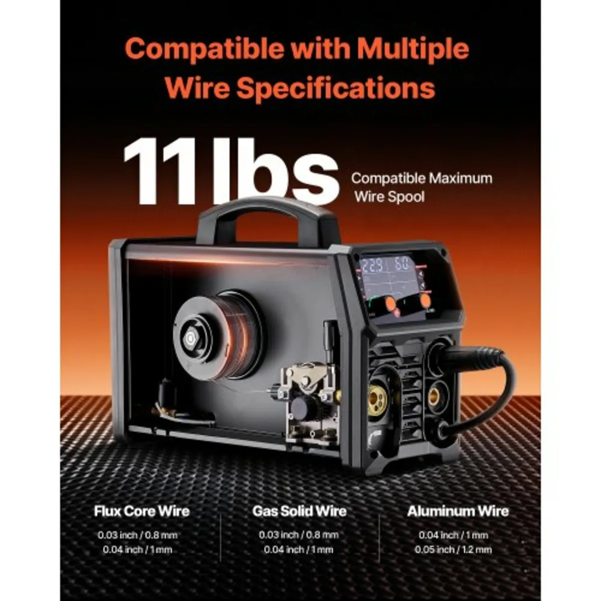 Pro MIG Welder, 200Amp Pluse Mig Welding Machine, - Image 4