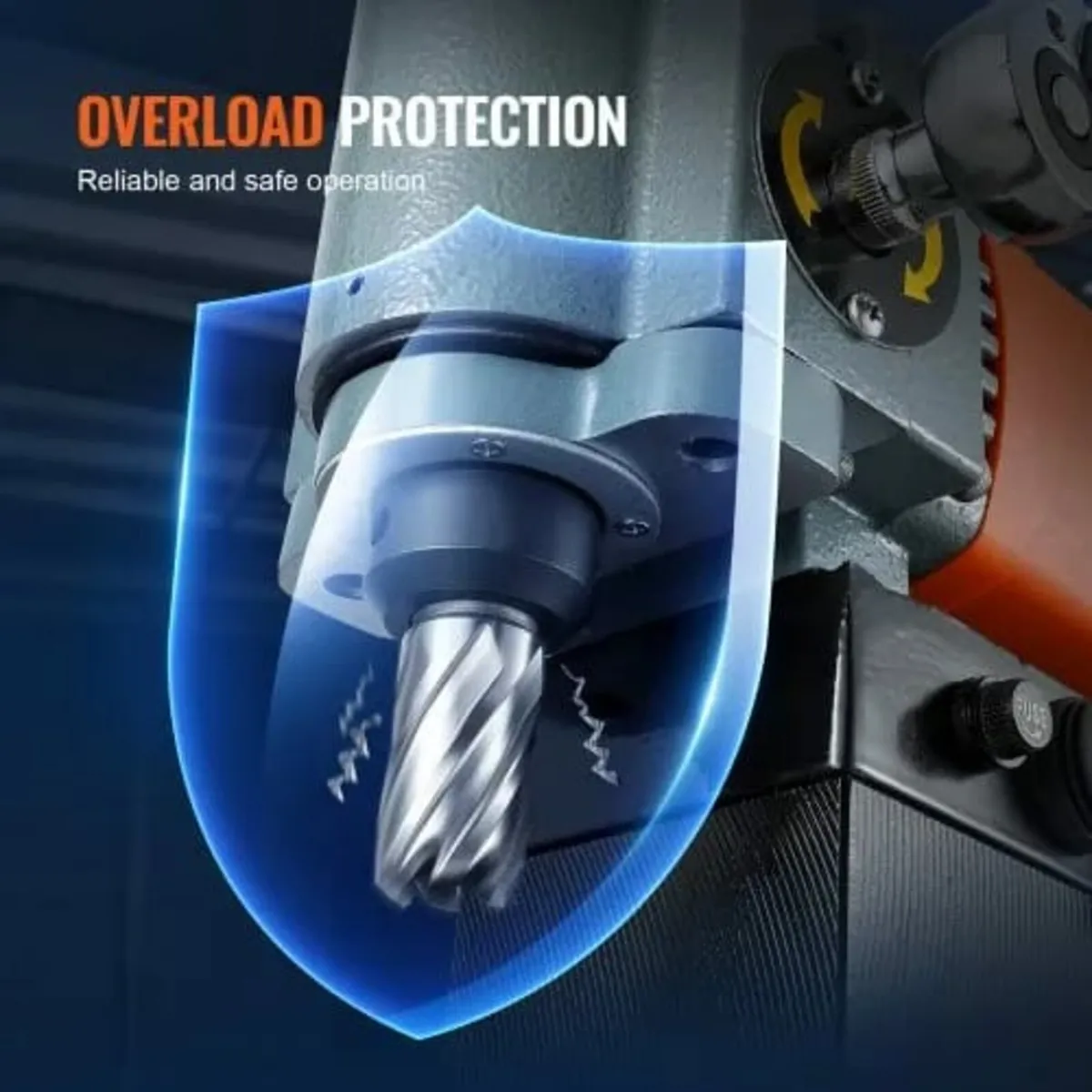 Magnetic Drill Press, 1300W Low Profile Mag Drill, - Image 3