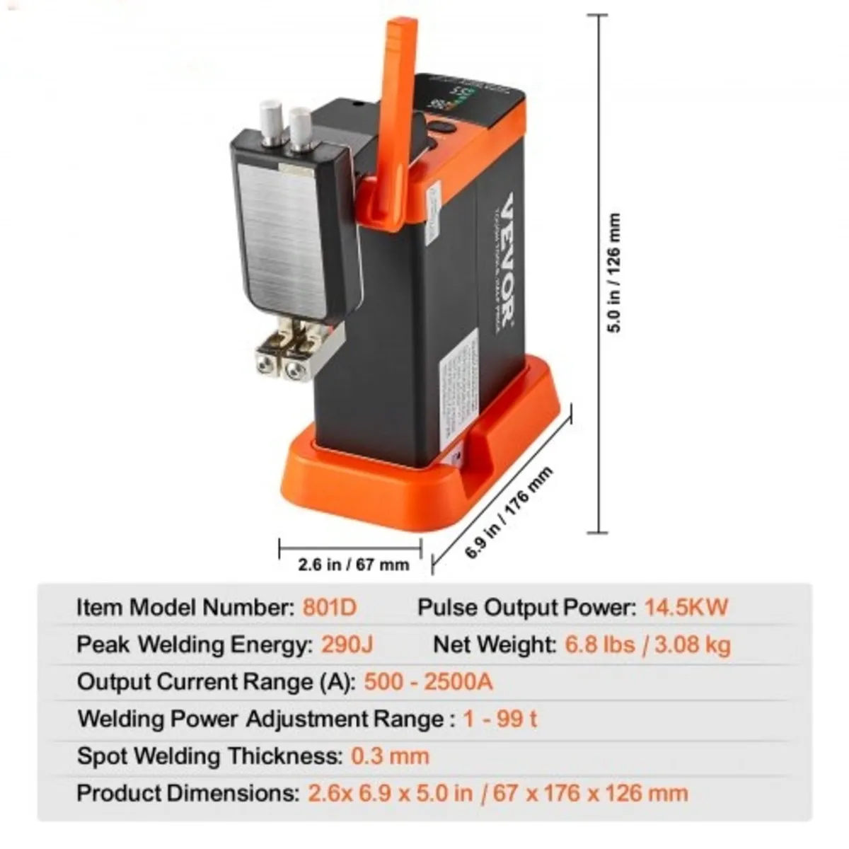 Battery Spot Welder, 14.5KW Capacitor Energy Stora - Image 4