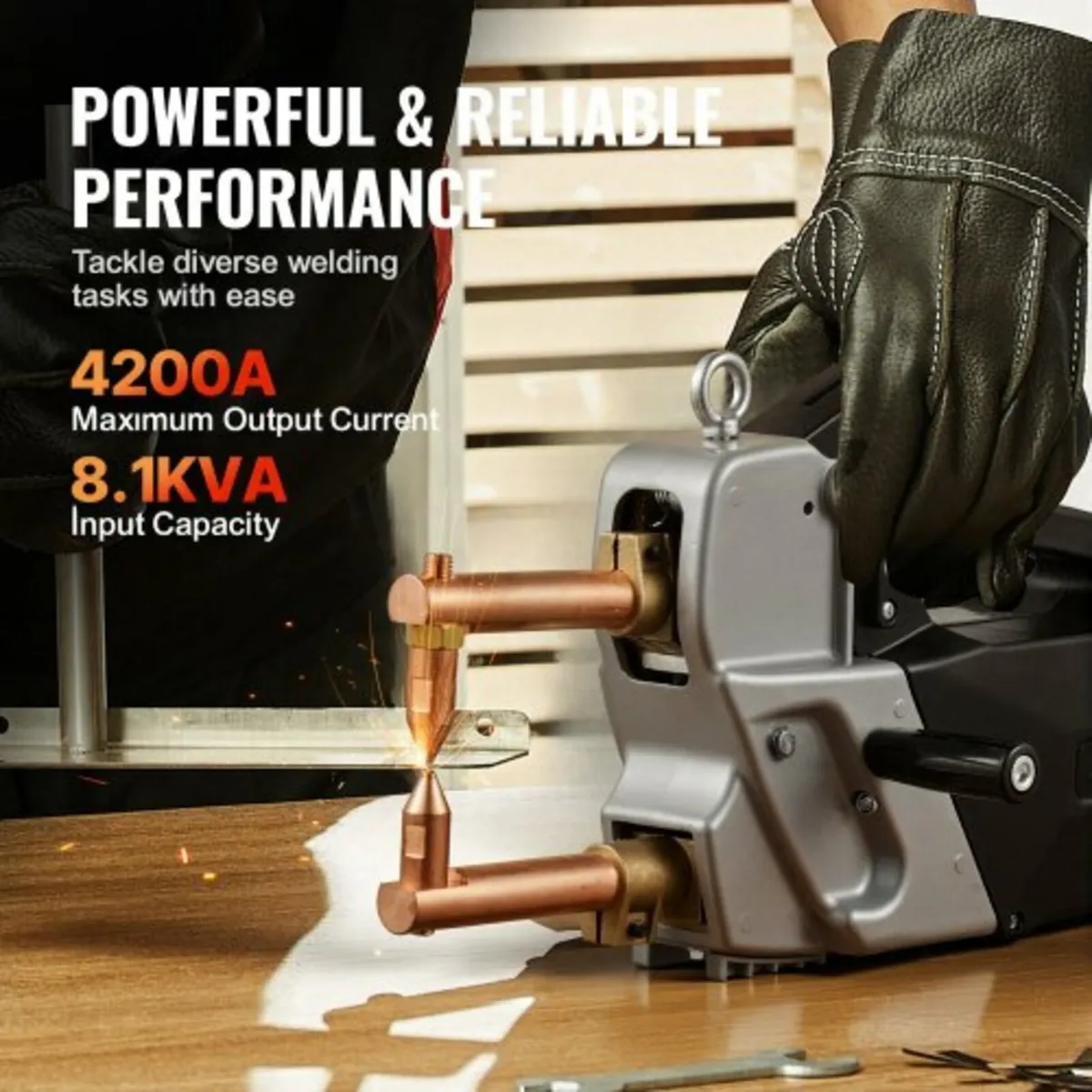 Portable Spot Welder, 4mm Thick Spot Welder Machin - Image 4