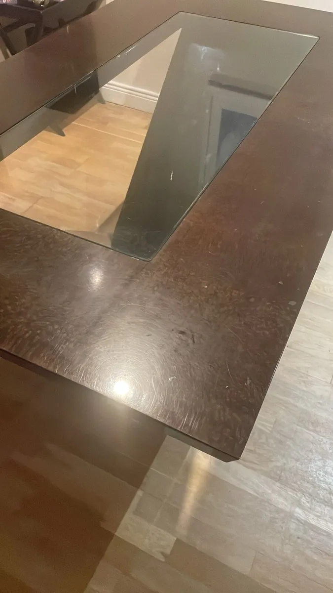 Marble Dining table and chairs - Image 2