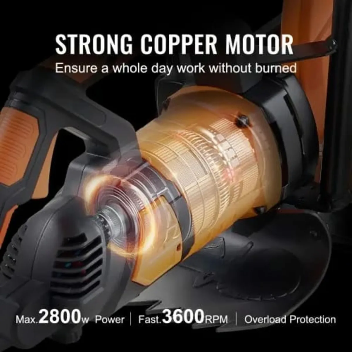 16"/40.6 cm Electric Concrete Saw Wet/Dry Saw Cutt - Image 3