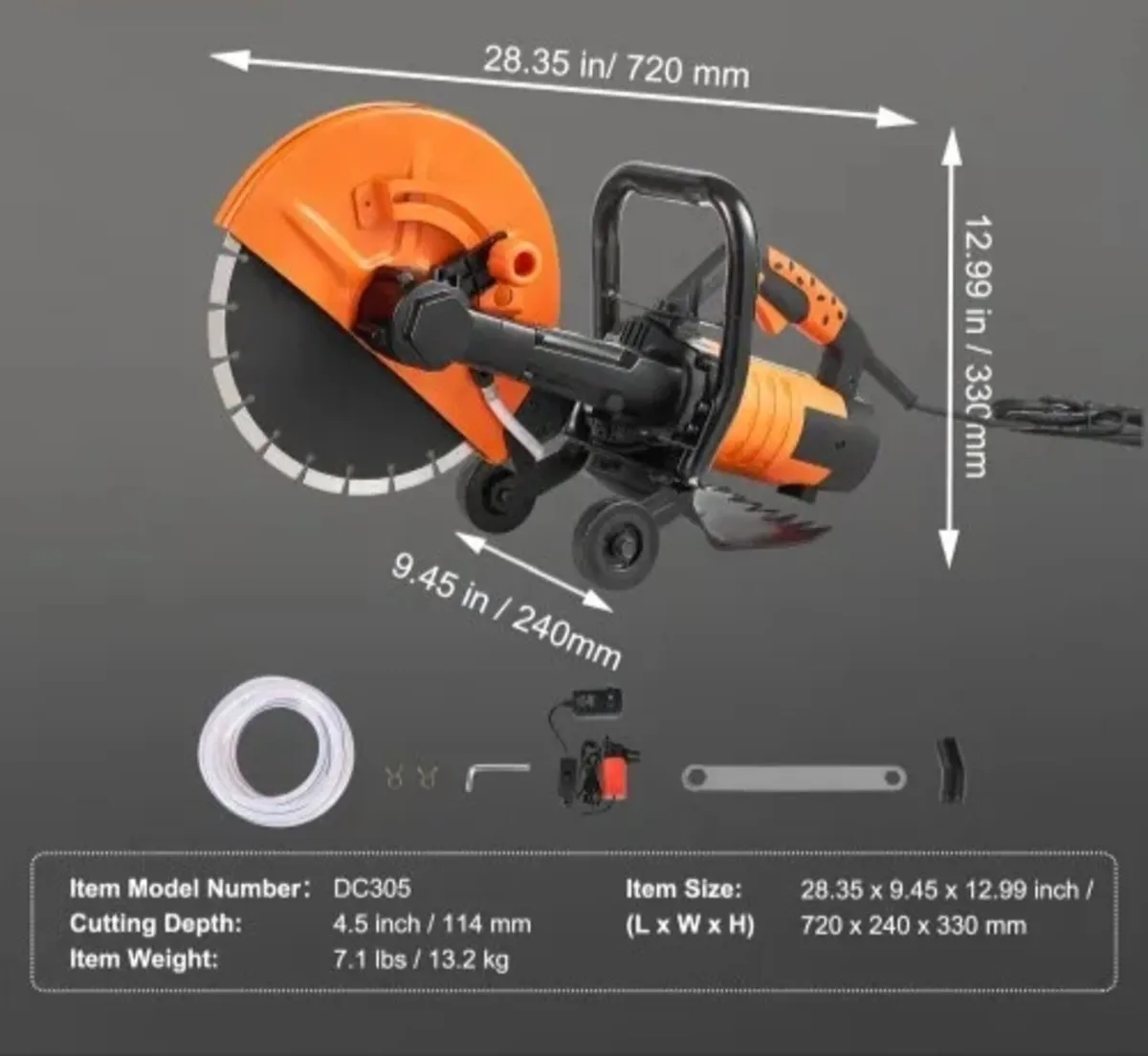 305mm Concrete Saw Cutting Cutter Paving Cutter Co - Image 4