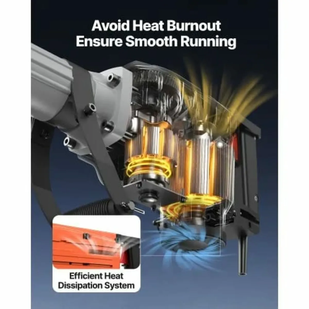 Demolition Jack Hammer Concrete Breaker 2200W Elec - Image 4