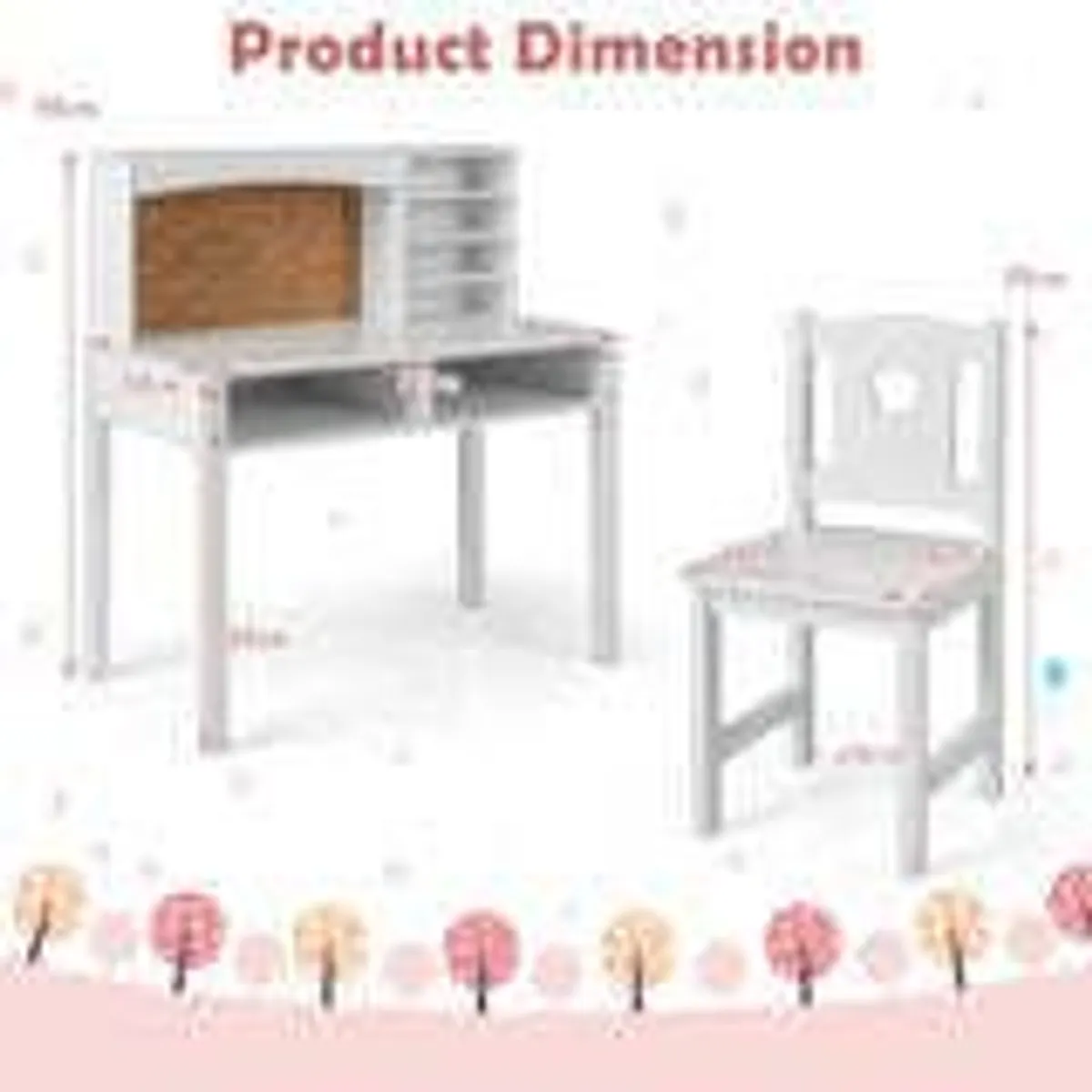 Childs desk and chair - Image 2