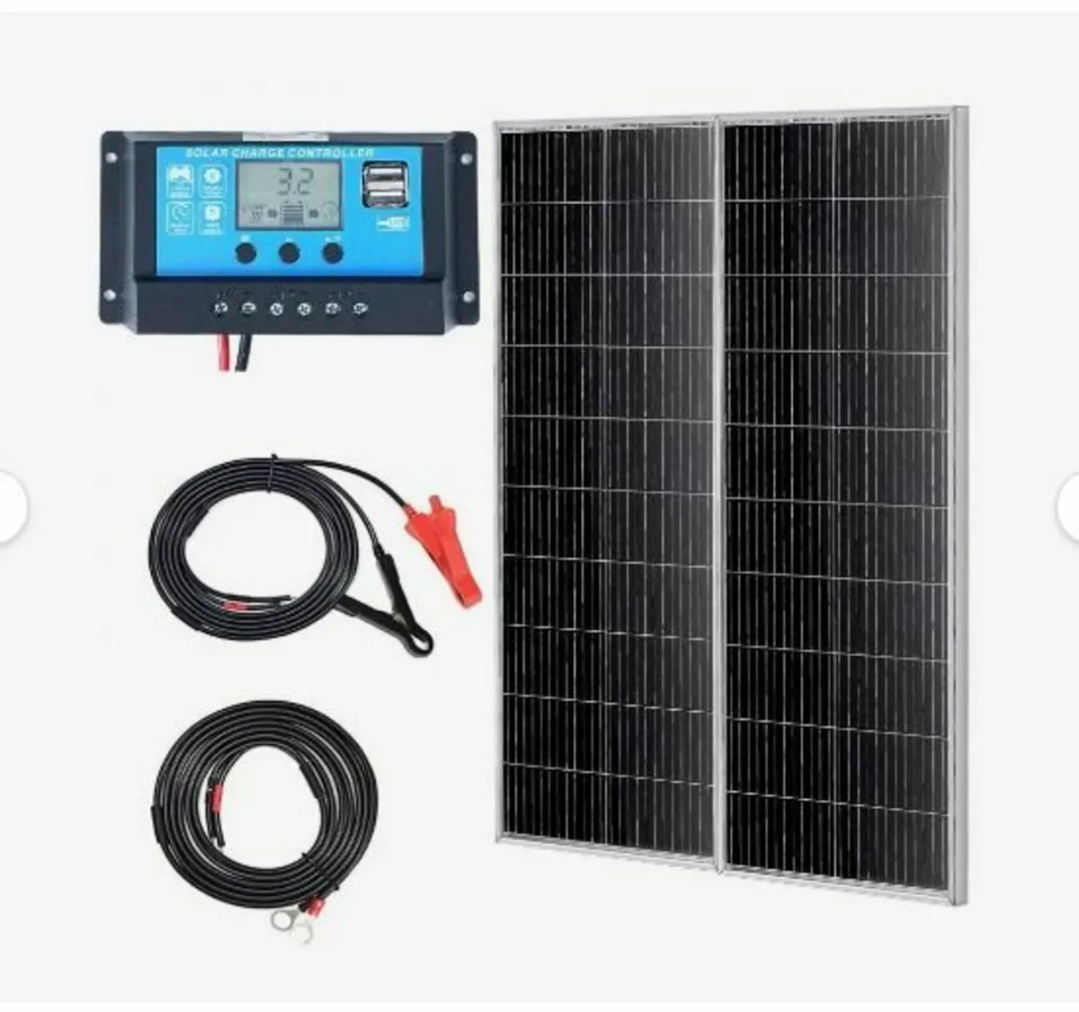 200W Monocrystalline Solar Panel Kit - Image 1