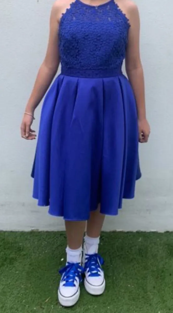 Royal Blue Confirmation Dress / Girls Occasion Dre - Image 2