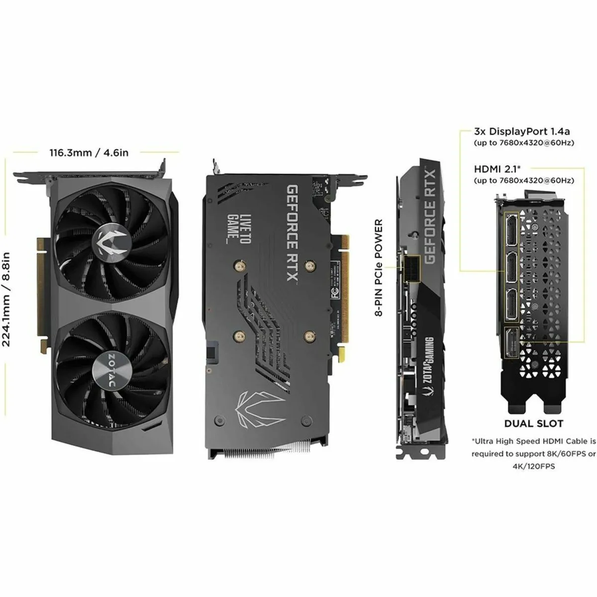 Zotac RTX 3060 12gb - Image 3