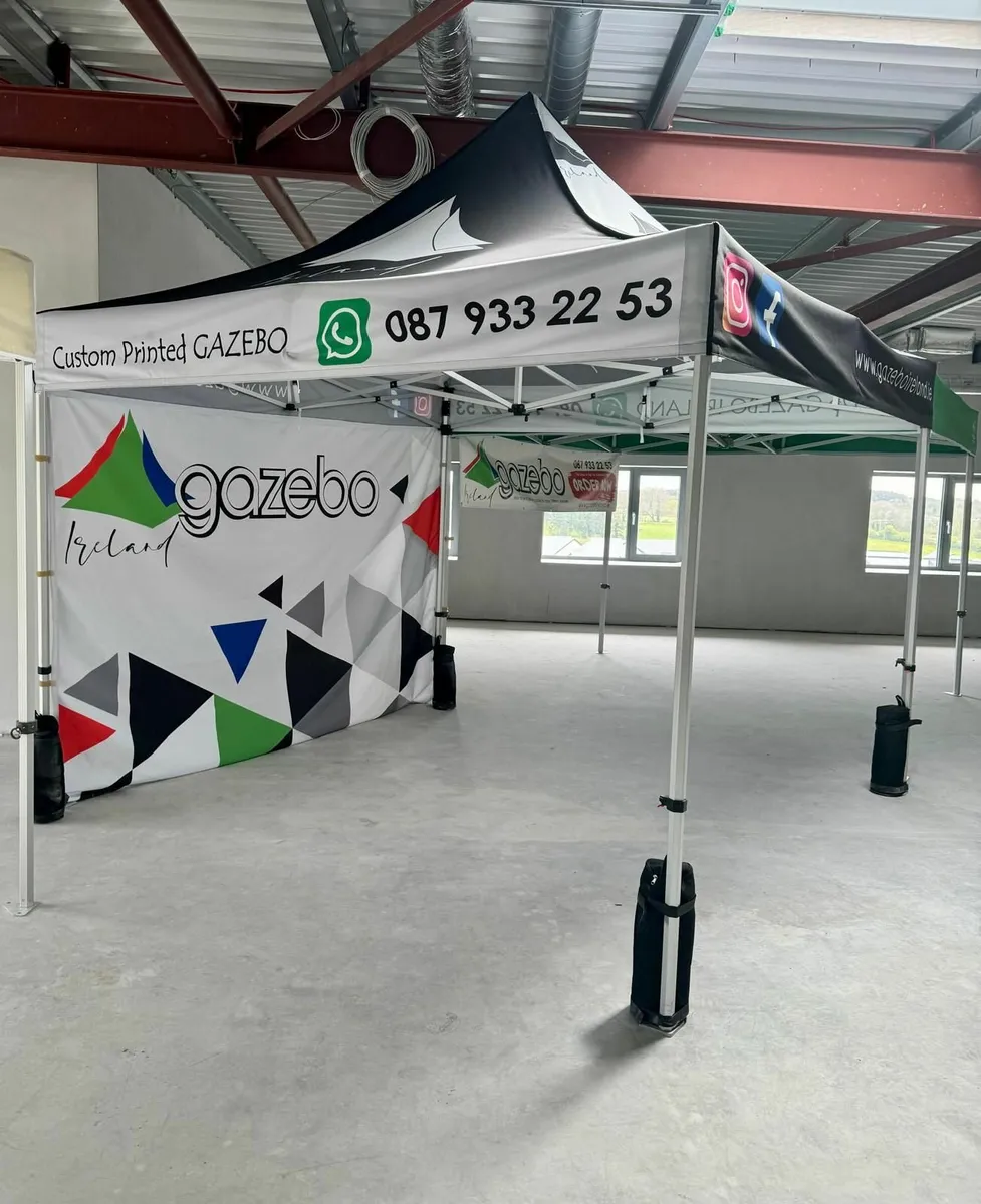 3x3m Printed POP UP gazebo - Image 1