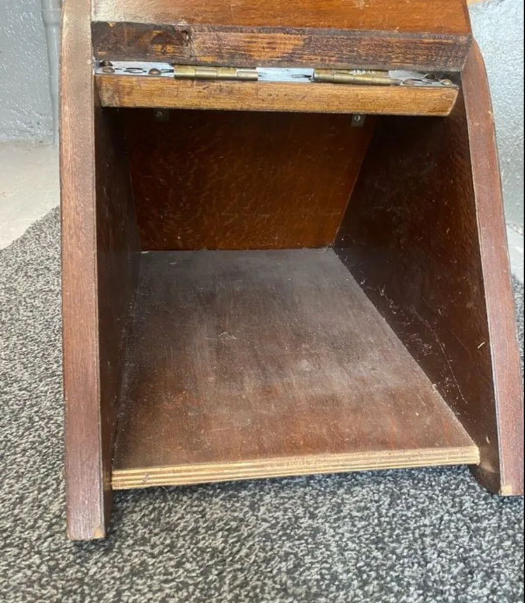 Victorian Mahogany and Brass Coal Scuttle - Image 4