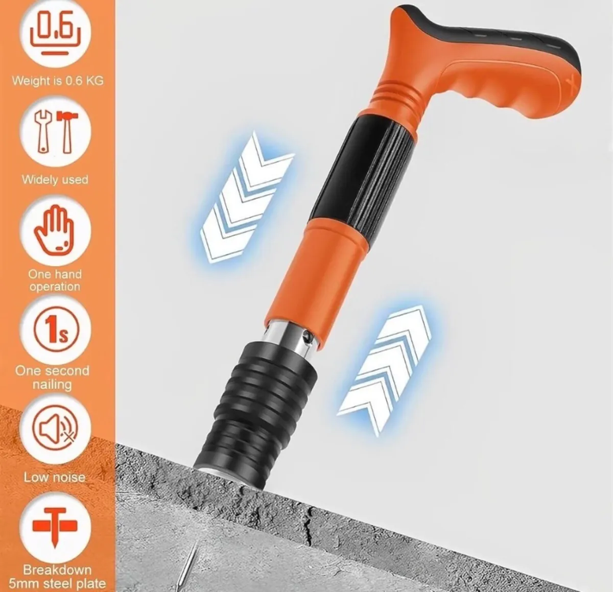 Mini Nail Gun Manual Air Nailer NEW - Image 3