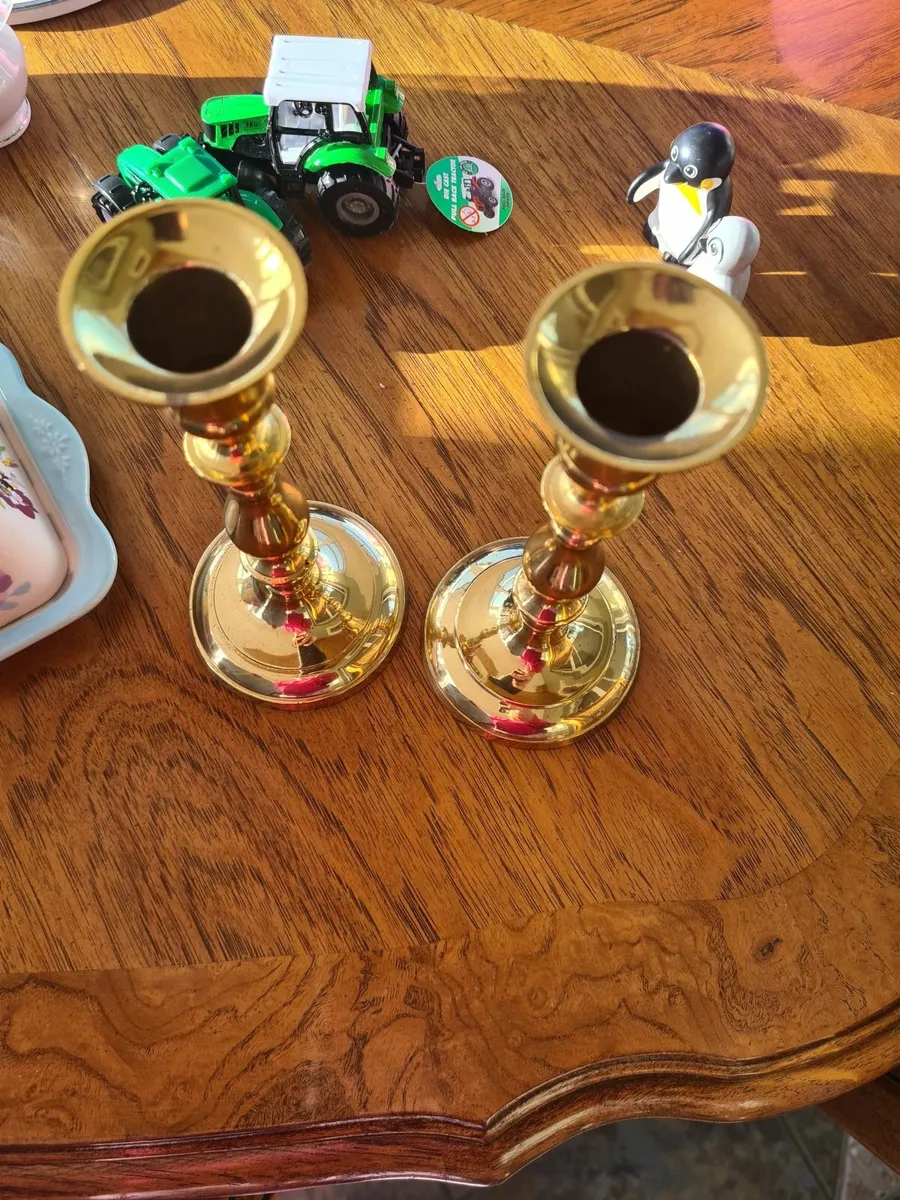 Brass Candle Holders - Image 4