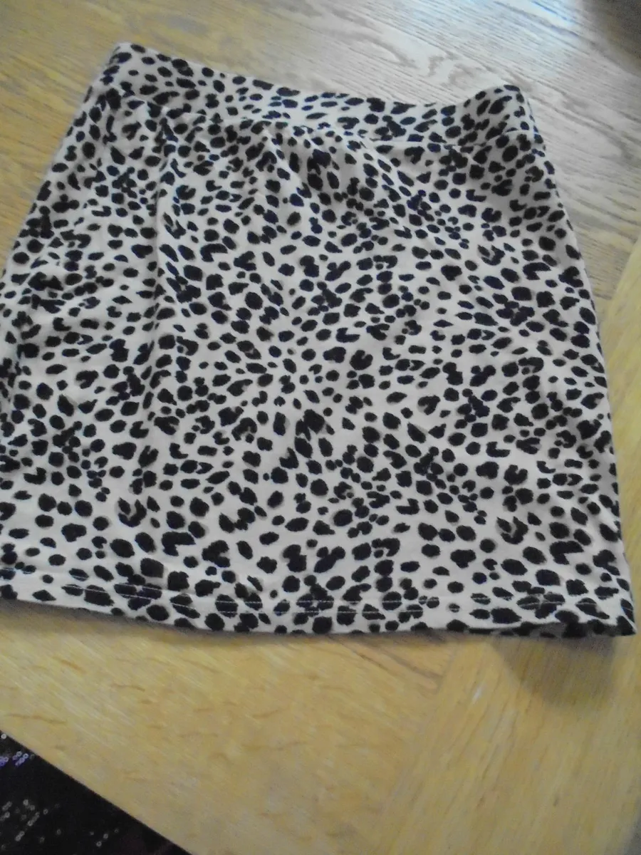 Mini Leopard Lycra Skirt for Sale - Image 4