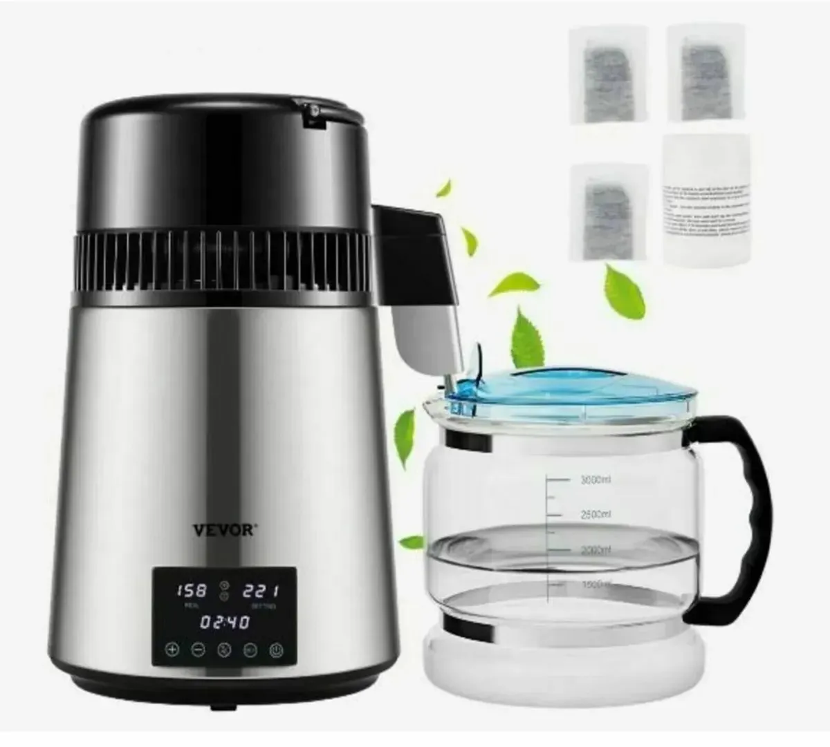 4L Water Distiller 1L/H Distilled Water - Image 2