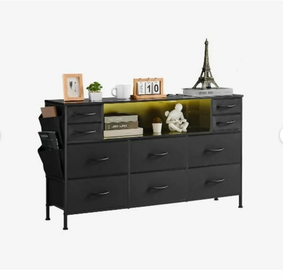 10 Drawer Dresser, Fabric Drawer Dresser - Image 1