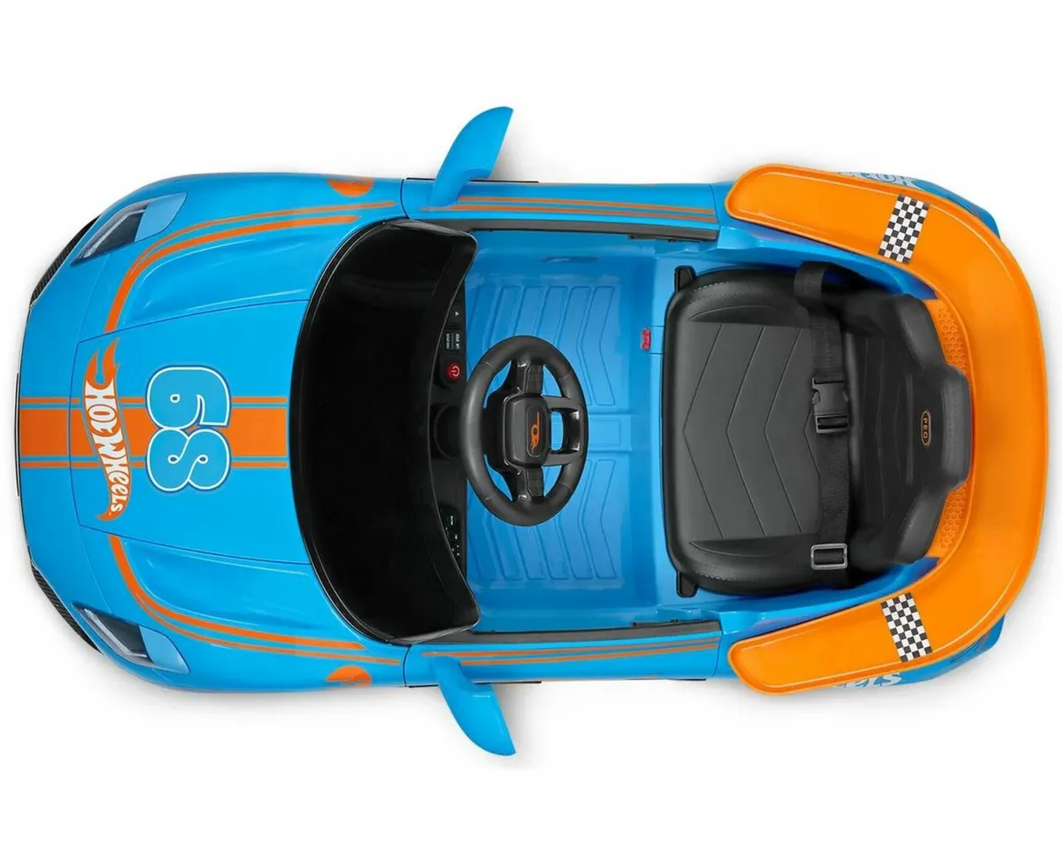 Peg Perego Hot Wheels RC 12V Electric Ride On Car - Image 4