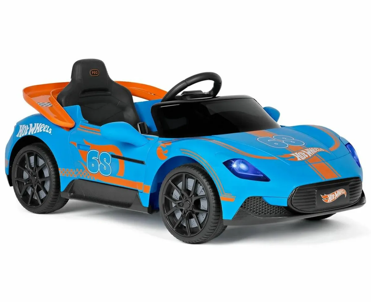 Peg Perego Hot Wheels RC 12V Electric Ride On Car - Image 1