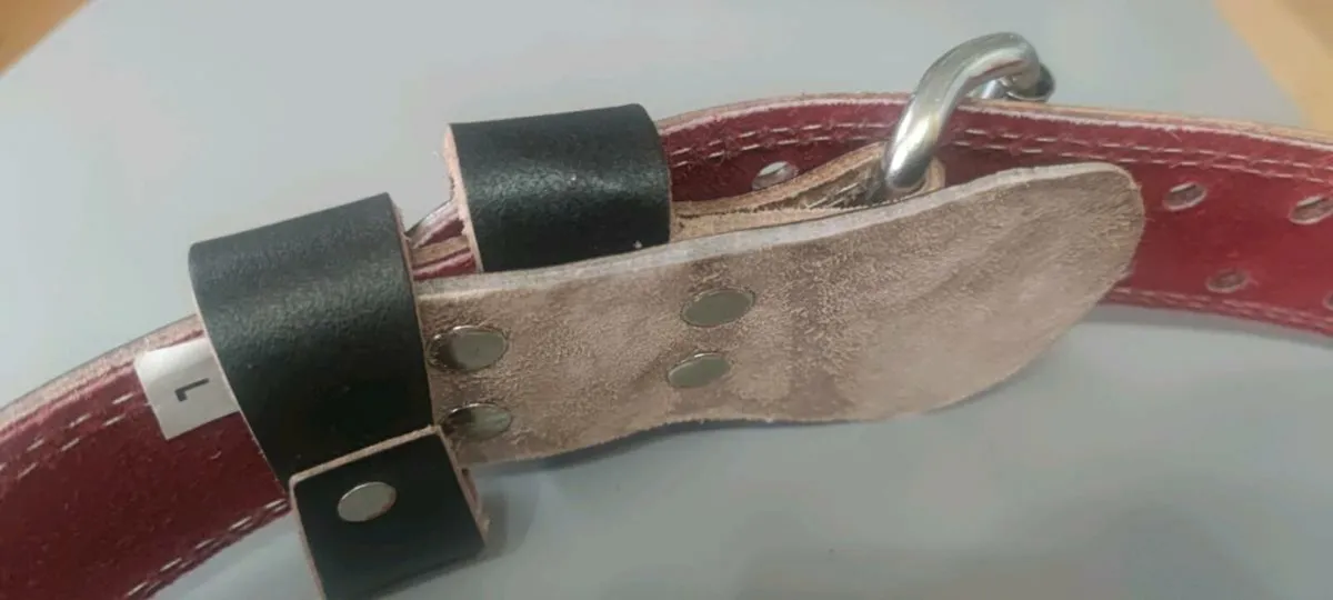 Leather gym belt - Image 3