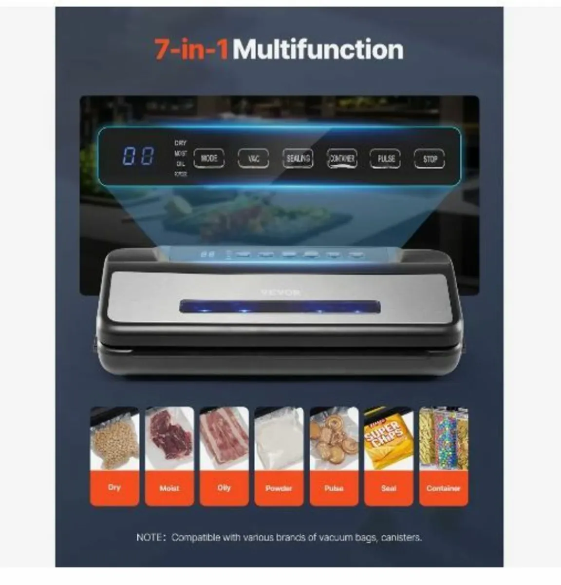 Vacuum Sealer Machine, 80Kpa 120W - Image 4