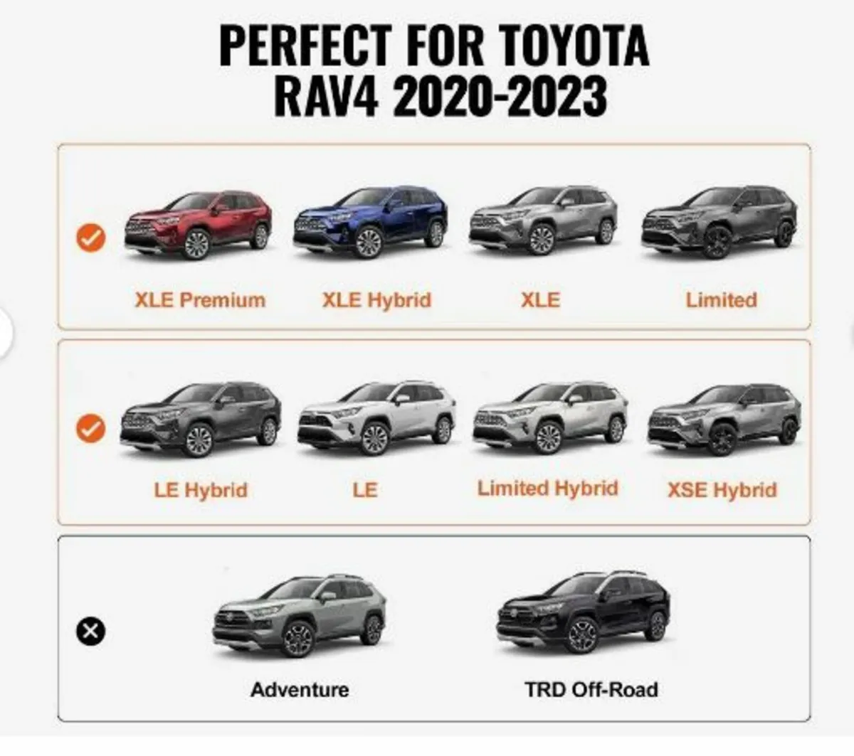 Roof Rack Cross Bars, Compatible - Image 2