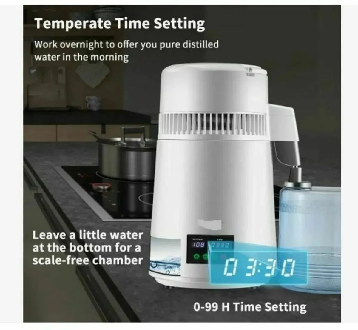 4L Water Distiller 1./H Distilled Water Maker - Image 3