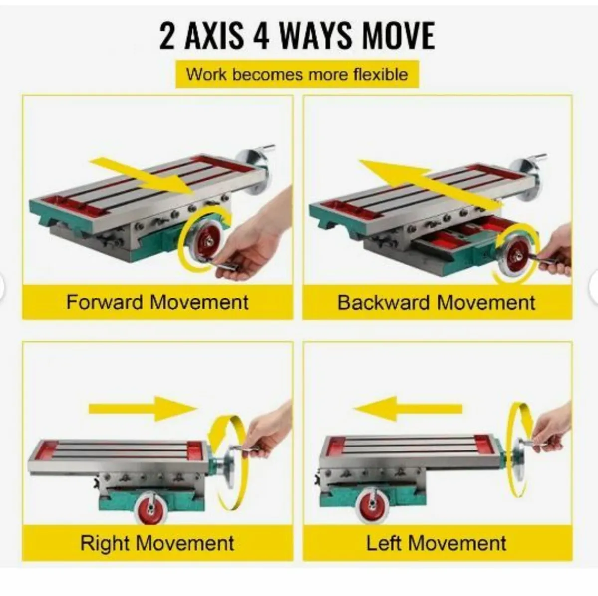 Milling Table 17.7×6.7Inch (450 x 170 mm) - Image 4