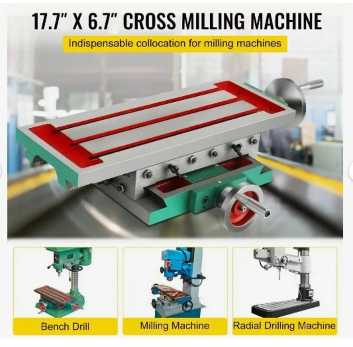 Milling Table 17.7×6.7Inch (450 x 170 mm) - Image 2