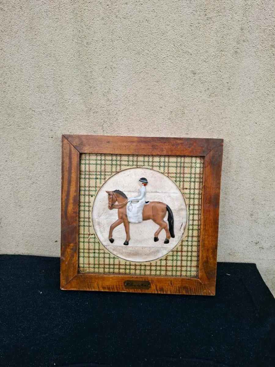 41cm by 41cm wood horse frame