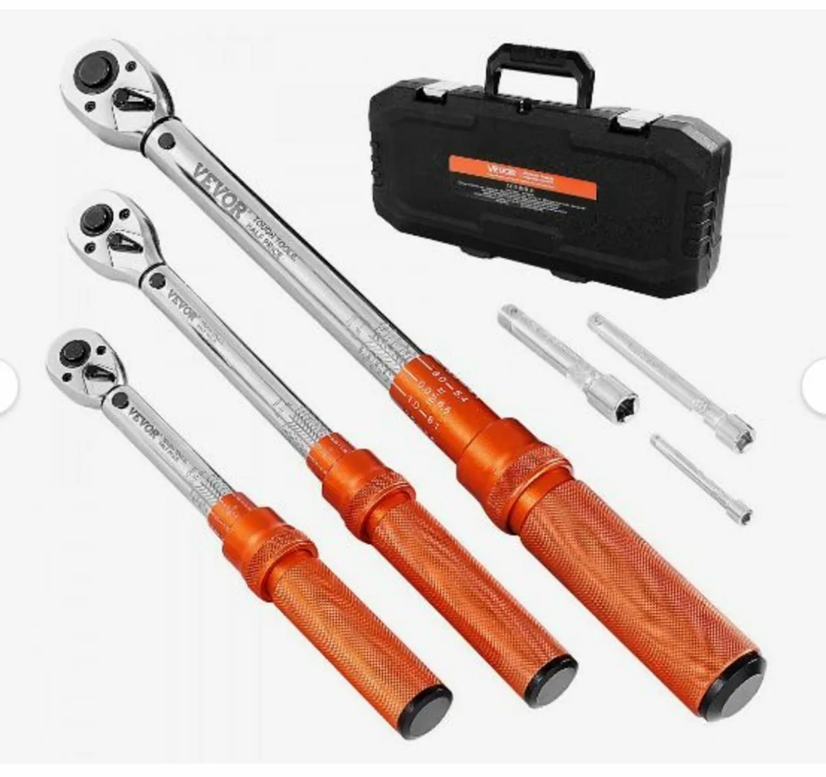 Click Torque Wrench Set, 3 Pieces - Image 1