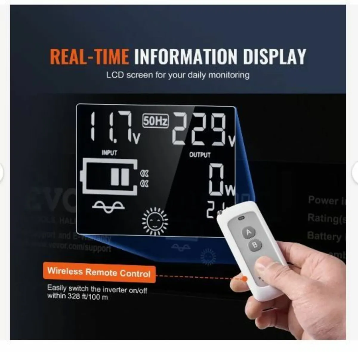 Pure Sine Wave Inverter, 3000 Watt - Image 4