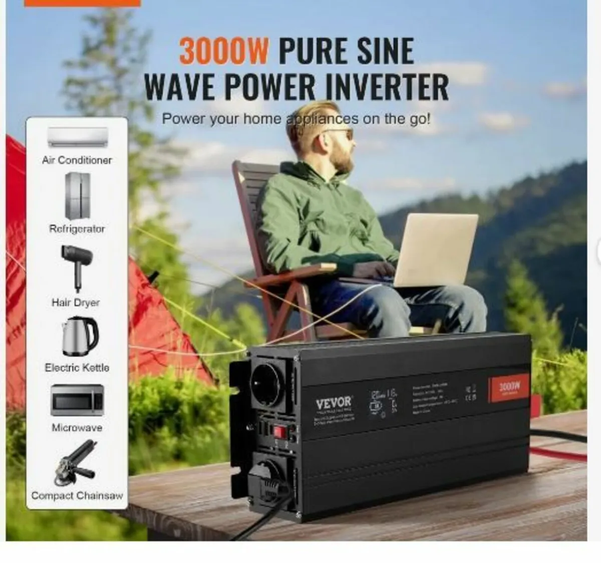 Pure Sine Wave Inverter, 3000 Watt - Image 2